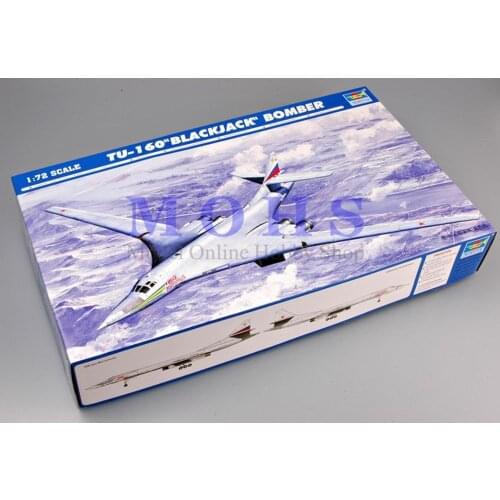 TRUMPETER Model 01620 1/72 Scale Airplane TU-160 BLACKJACK BOMBER Assembly Model Kits Model Building Scale Airplane Model Kits
