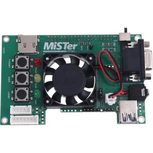 New Version Of Full Size Mister Game Fpga Sdram Io Pcb Hardware Simulation Game Console Is Suitable For Atari Gb Fc Sfc Pce