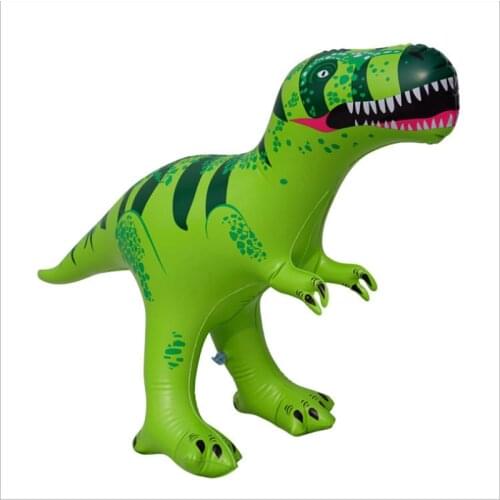 New Cute Cartoon Dinosaur Small Animal Set Beach Infant Children Inflatable Toy Tyrannosaurus