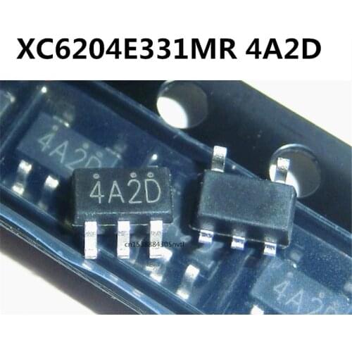 Original 20pcs/ XC6204E331MR 4A2D SOT23-5 XC6204E33MR
