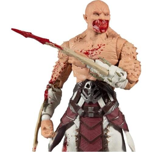 McFarlane Mortal Fight Blood Version White Clothes Baraka Movable Dolls Figure Fashion Model T26