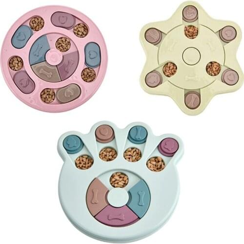 Toy Dog Rotary Food Chokeproof Food Slow Food Dog Bowl Cereal Dispenser Educational Toys Food Turntable Anti Choking Dog Bowl