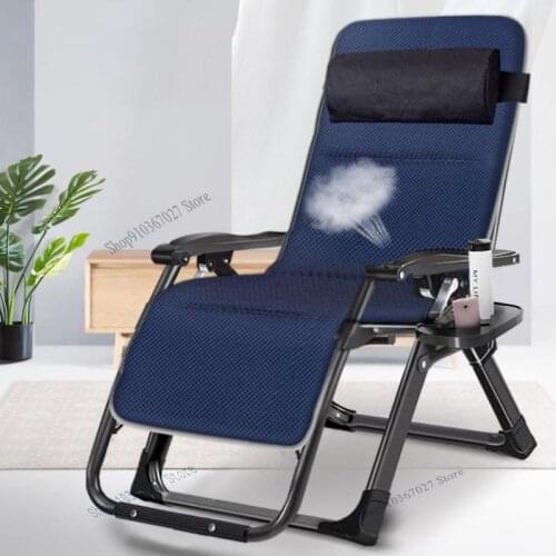 Naipu Reclining Chair Folding Lunch Nap Beach Balcony Home Leisure Back Chair Single Lazy Bed Carefree And Portable