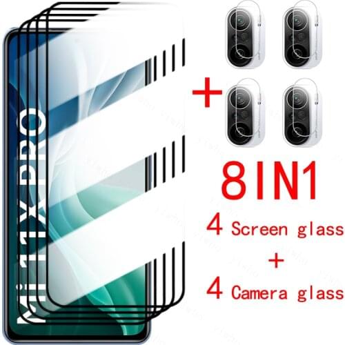 For Xiaomi 11XPro Glass Full Screen Protective Glass For Xiaomi Mi 11 Lite 11i Camera Lens Glass Xiami Xaomi 11Lite 11X Pro Film