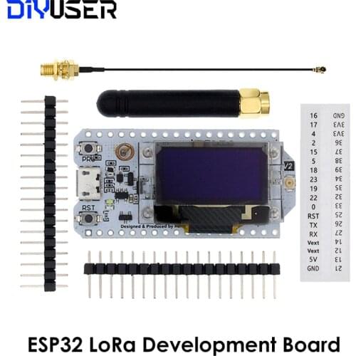SX1276 SX1278 ESP32 LoRa 868MHz/915MHz/433MHz 0.96 Inch Blue OLED Display Bluetooth WIFI Kit 32 Development Board