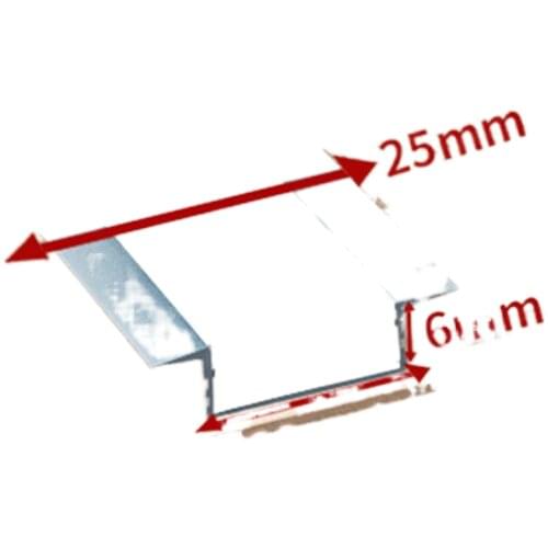 Embedded thin aluminum lamina light sensor LED wine cabinet shoe wardrobe slotted lines concealed lamp