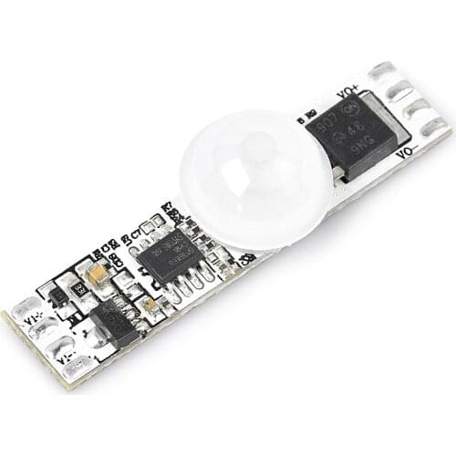 Built-in PIR Motion Sensor Switch Led Dimmer DC12V 24V Single Color Aluminum Profile Linear Strip Controller