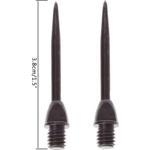 Y1UC 6pcs Professional Replaceable Dart Steel Tip 2BA Thread Darts Needle Accessories