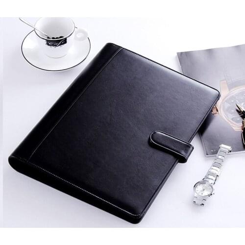 PU leather A4 Document Bag Business Briefcase Storage File Folder for Papers for Documents Office School Supplies Gift 1199d