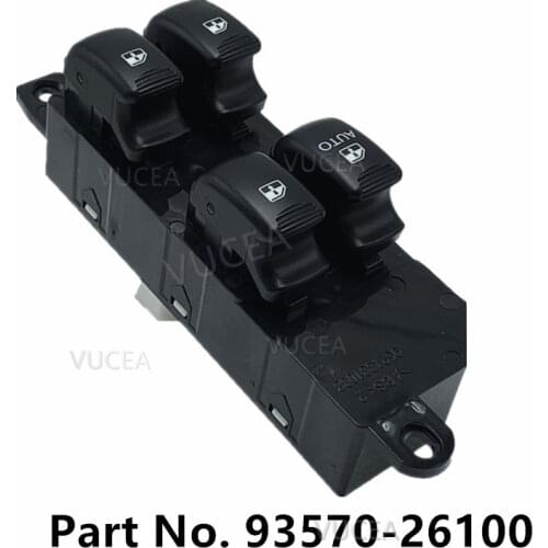 Auto Electric Power Window Switch Master Controller Switches For Hyundai Santa Fe 2001-2006 9357026100 93570 26100 93570-26100