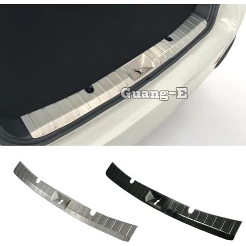 Car Styling Body Stainless Steel Inner Rear Trunk Bumper Trim Plate Lamp Frame Threshold Pedal 1pcs For SUBARU XV 2018 2019 2020