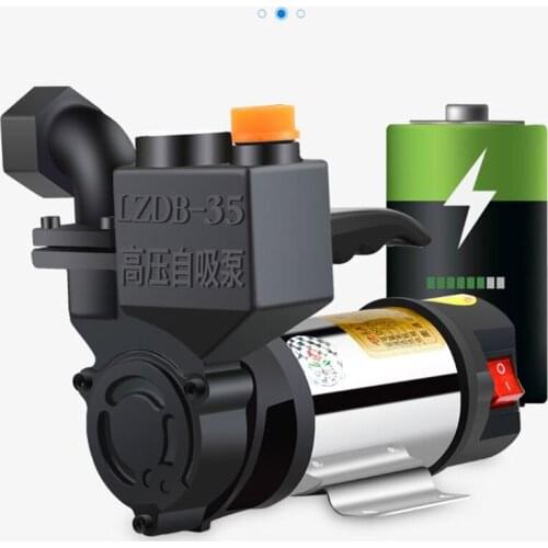 Household self-priming small automatic pump 24v battery DC automatic stainless steel 24V DC self-priming pump