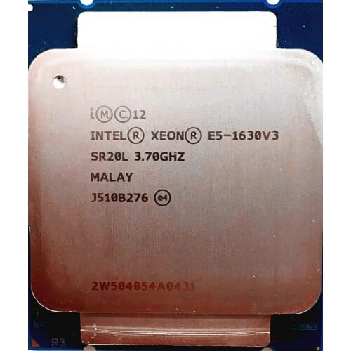 Intel Xeon CPU E5-1630V3 SR20L para X99 de 3,70 GHz de 4 núcleos 10M LGA2011-3 E5-1630 V3 procesador E5 1630V3