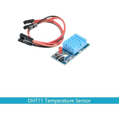 DHT11 Temperature and Relative Humidity Sensor with led Module with Cable for arduino Diy Kit