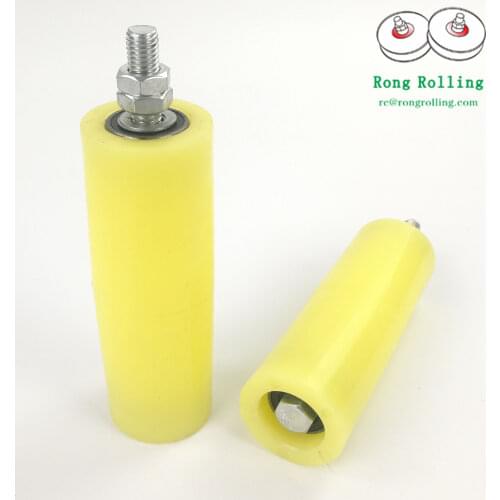 Diameter 50mmand length 150 mm with M12 screws,Sliding door support wheels, rollers, nylon wheels,gate rollers/wheels/pulleys