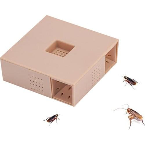 Cockroach Killer House Eco- Friendly Automatic Reusable Anti-Bed Non-Toxic Roach Box Insects Bugs Trap Catcher Box