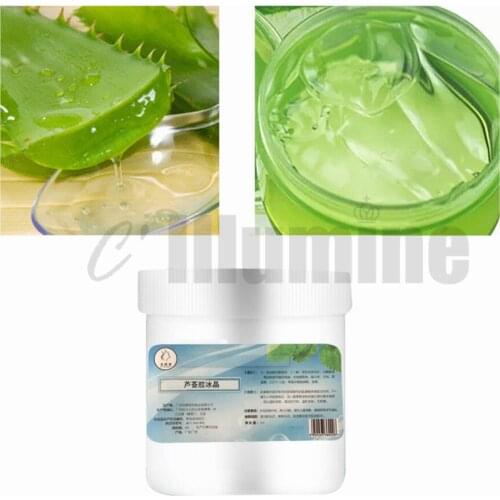 Aloe Vera Gel Ice Crystal Skin Cooling Sunburn Allergy Repair Gel 1000g Multi-functional Moisturizing Rejuvenating