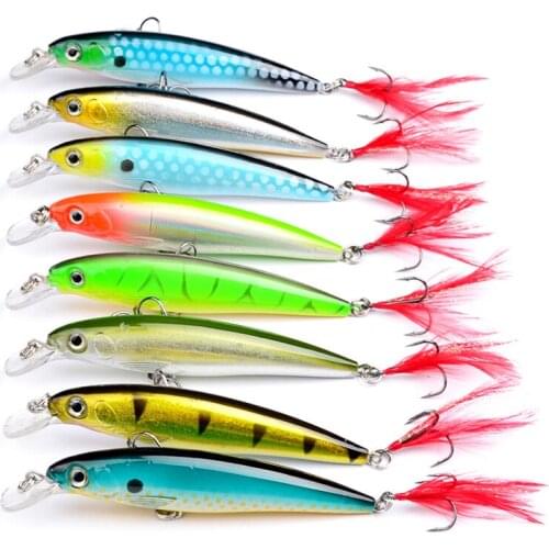 HiUmi Top Fishaing Lures 8pcs Exported to USA Market Fishing Tackle 13.98g 11.43cm Fishing Bait Retail