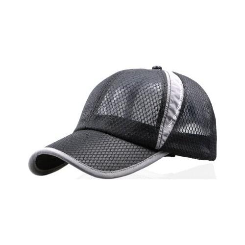 New Brand Baseball Cap Trucker Adjustable Hat Plain Mesh Breathable Flat Visor Solid Blank Snapback Cool Casual Sun Hat