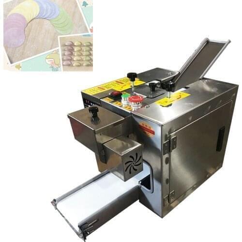 The latest model of stainless steel automatic dumpling wrapper machine / imitation handmade dumpling wrapper machine wonton wrap