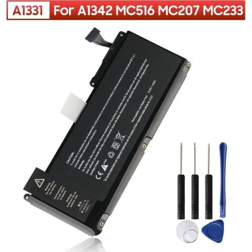 New Replacement Laptop Battery A1331 60Wh For MacBook Pro 13" A1342 MC516 MC207 MC233 With Tools