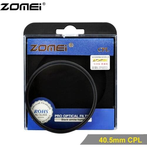 Original Zomei 40.5mm Professional Optical CPL Circular Polarizing Polarizer Filter for Canon Nikon Sony Pentax DSLR Camera lens