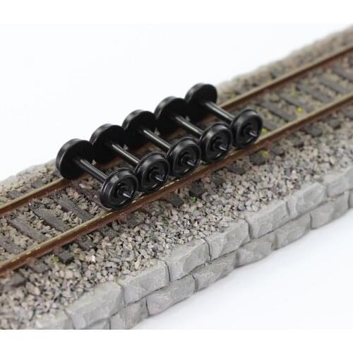 24pcs/48pcs POM Plastic 33'' Wheels for Model Train 1:87 HO Scale 33" Wheel set HP28HO