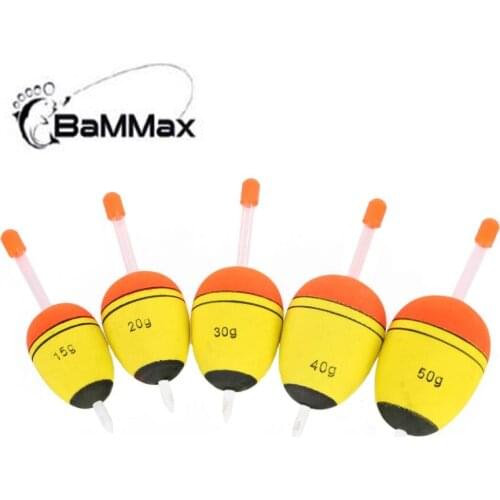 2pcs Fishing Float 15g 20g 30g 40g 50g EVA belly fishing floats Luminous light stick Tube Buoy Fishing accessories pesca