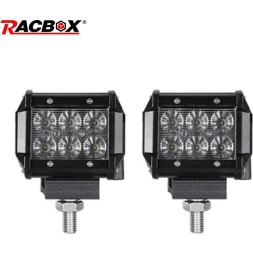 4'' 18W Offroad LED Work Light Flood Spot Beam Worklight for Auto Cars JEEP SUV ATV UAZ 4x4 Motorcycle Working 12V 24V Headlight