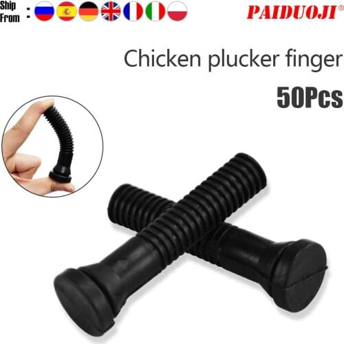 40 Pcs Poultry Plucking Fingers Hair Removal Machine Glue Stick Chicken Plucker Beef Tendon Material Corn Rod
