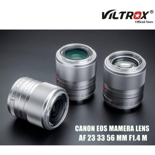 Viltrox 23/33/56mm F1.4 EF-M Auto Focus APS-C Large Aperture Portrait Lens for Canon EOS M Mount Cameras Lens M5 M6II M200 M50