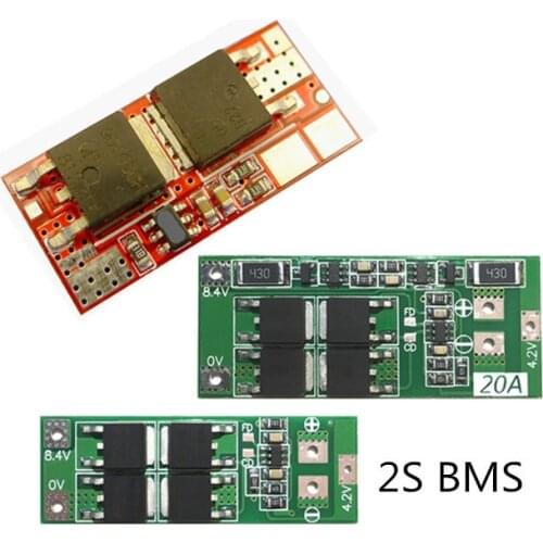 BMS 2S 10A/20A Battery Protection board for 3.6V 3.7V Li-ion battery
