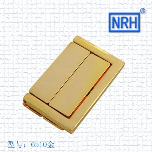 Golden Lock Green Box Buckle Alloy Buckle Gift Box Lock Buckle Hardware Hinge 6510