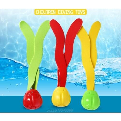 3Pcs Diving & Bathing Toy Seaweed Diving Underwater Toy Beach Toy Play in Summer Toy for Kids Gift Underwater A21 21 Dropship