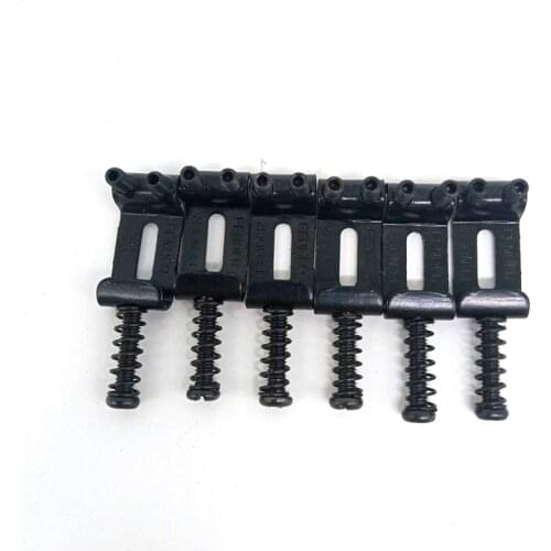 6 Roller Bridge Pull String Code Electric Guitar Saddle for Stratocaster Telecaster Electric Guitar Accessories