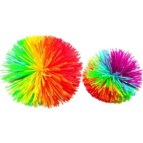 Antistress Anti-Stress 6cm/9cm Baby Funny Stretchy Ball Stress Relief Kids Sensory Toys Autism Special Needs Rainbow Ball
