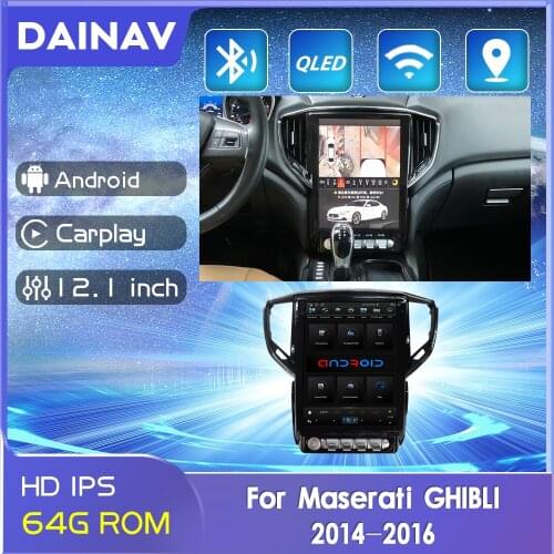 2din Android Car Radio Autoradio Multimedia Player For Maserati GHIBLI 2014-2016 GPS navigation Stereo Touch Screen receiver