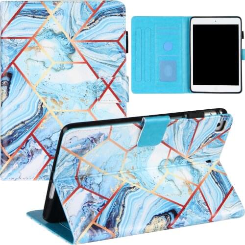 For iPad Mini5 Mini 5 2019 Smart Case Auto Wake Marble Stand Shell Cover For ipad Mini 1 2 3 4 7.9 inch mini4 mini3 Funda Tablet