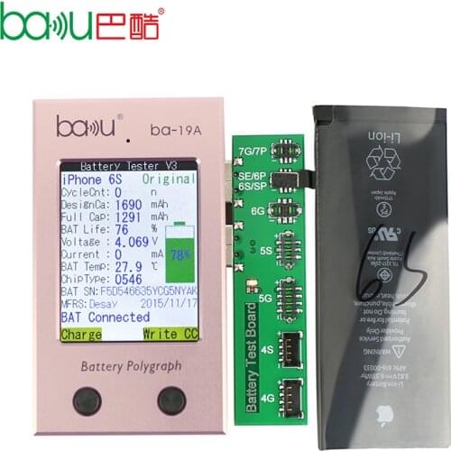For phone 4 to 8p X & battery reset instrument data line detector battery true and false test battery a key clear tester