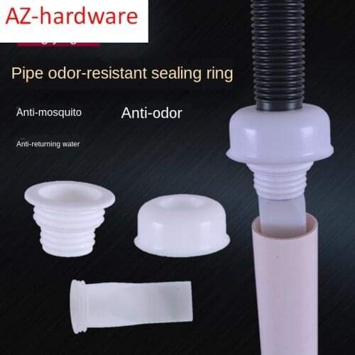Bathroom kitchen drain pipe deodorant sealing ring plug washing machine drain pipe drain drain silicone deodorant core