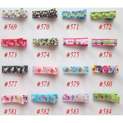 1000 BLESSING Good Girl Boutique 1.78 inch Lined Alligator Clip 598 Color