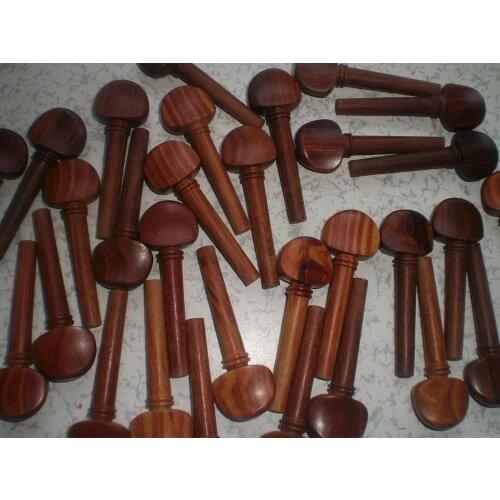 24 PCs rose wood violin pegs 4/4 violin parts