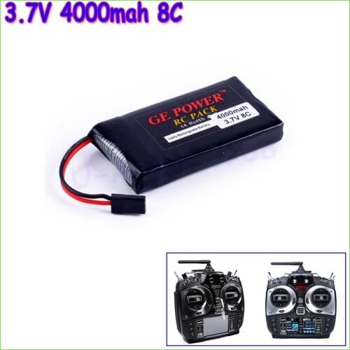 GE Power Lipo Battery 3.7V 4000mah 8C Li-Po Battery For Graupner Transmitter Li-poly Battery wholesale