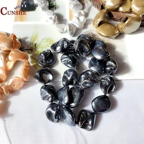 Natural Baroque Shell Pearl Beads Loose Beads Make Wedding Whristm Jewelry DIY Bracelet Necklace Goth For Women