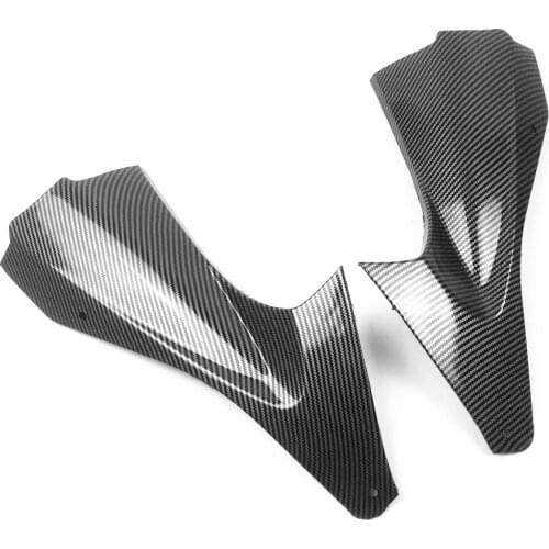 Motorcycle Fairing Infill Air Duct Side Cover Air Breather Box Case for Yamaha YZF-R6 YZF R6 2006 2007 Imitation carbon fiber