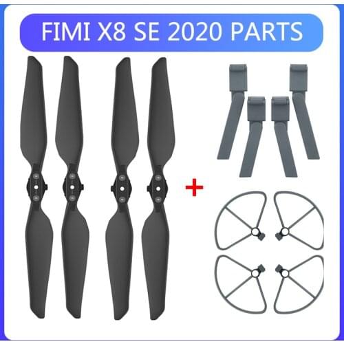 Original FIMI X8 SE 2020 RC Drone Propellers Quadcopter Spare Parts Quick-release Foldable Blade Props Black 4PCS Wholesale