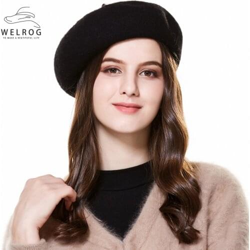 WELROG Women's Cashmere Hats