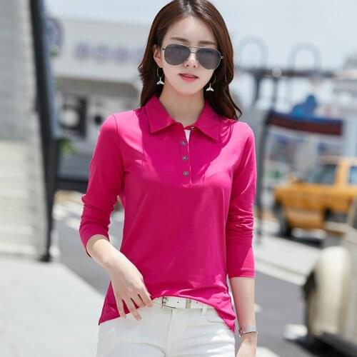 Womens Long Sleeve Polo Shirts YJHY China