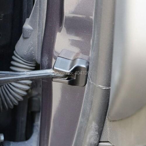 4Pcs/Set ABS Black Door Stopper Protection Cover for Highlander Camry Corolla EZ Vios RAV4 Sienna Yaris Parts