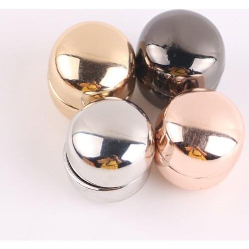 New 1PC Fashion Womens Silk Scarf Round Heart Strong Magnet Buckle Muslim Womens silk Scarf Buckle Shawl Buckle Accessories